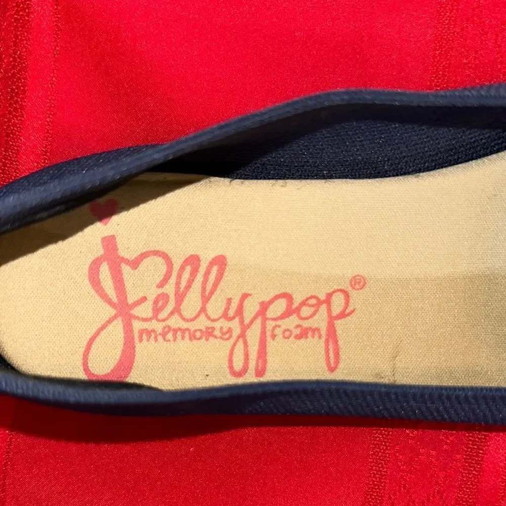 Jellypop Blue Ballet Flats Sleek and Minimalist Size 8
